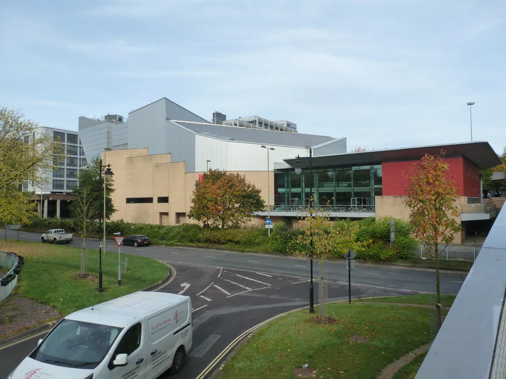 The Anvil on Churchill Way, Basingstoke, in autumn
