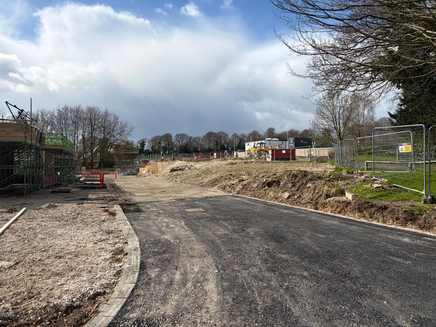 New homes under construction at Worting Park, Basingstoke. The borough has no five-year housing land supply, and its own report says that will not change until 2029