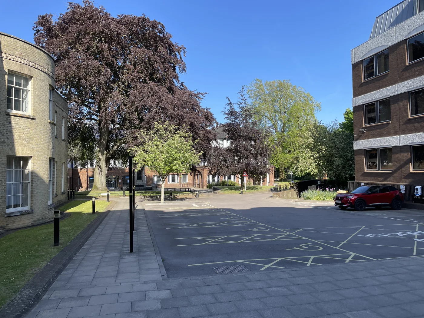The borough council's offices on London Road, Basingstoke. The Resident Services Committee meets in the Deanes building here on 16 September